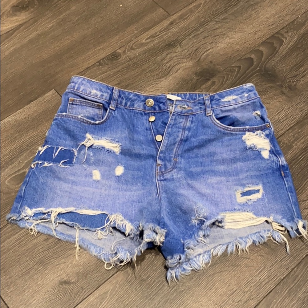 Zara Denim Short sz 6